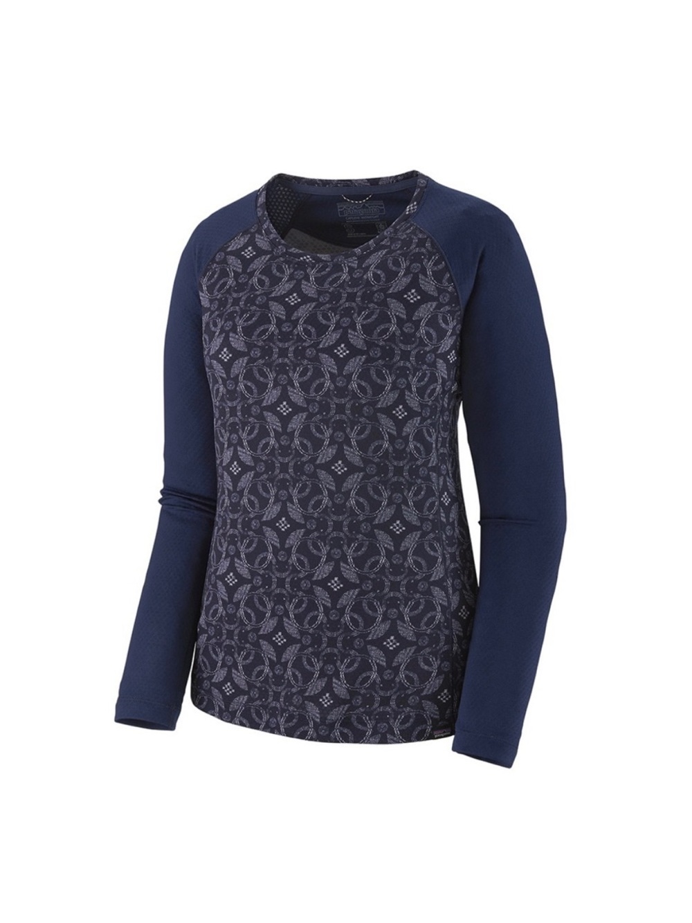 Like New— Patagonia Navy Arctic OX Geo Midweight Capilene Crew Baselayer